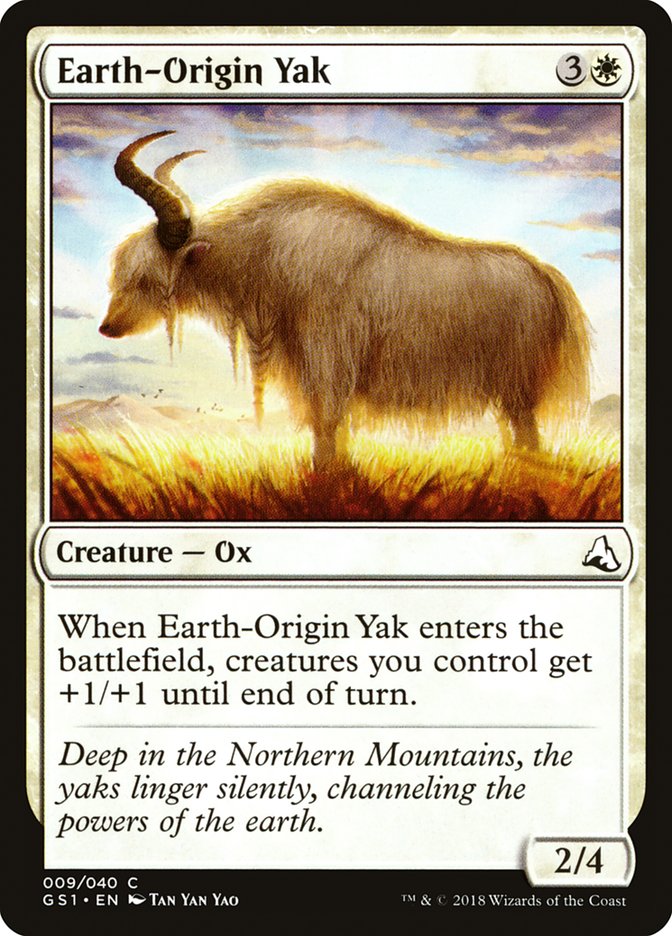 Earth-Origin Yak, Global Series Jiang Yanggu & Mu Yanling Card Art