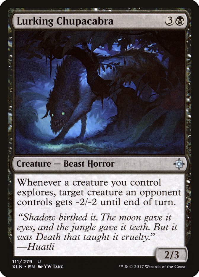 Lurking Chupacabra, Ixalan Card Art