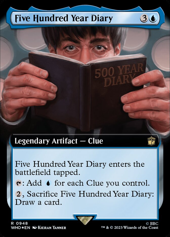 Five Hundred Year Diary, Doctor Who Card Art
