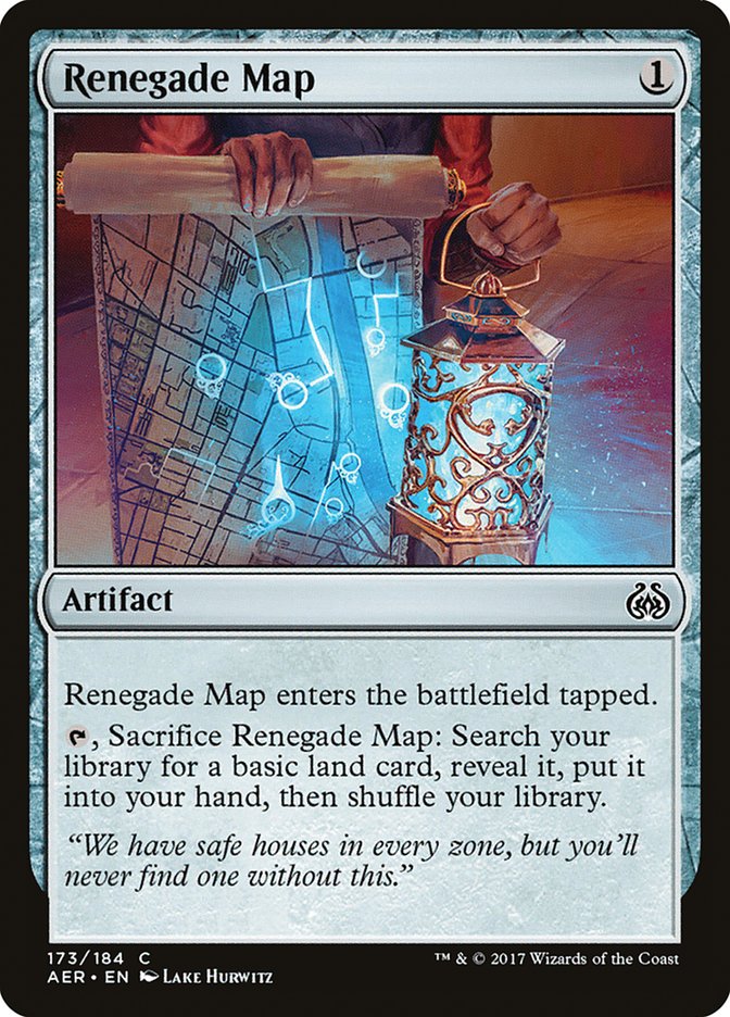 Renegade Map, Aether revolt Card Art