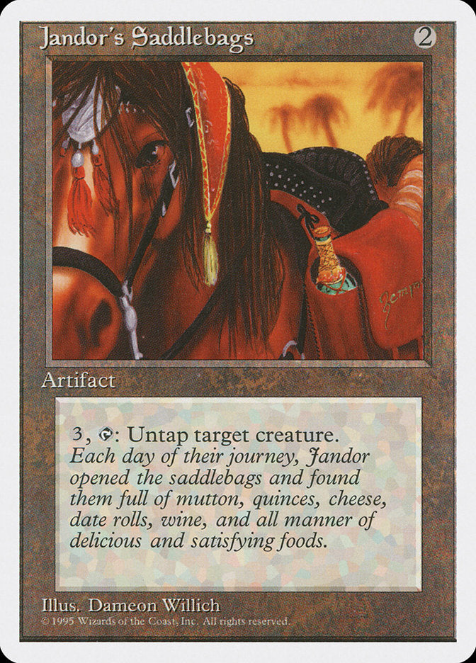 Jandor's Saddlebags, Fourth edition Card Art