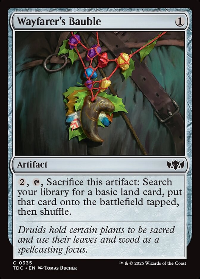 Wayfarer's Bauble, Tarkir: dragonstorm commander Card Art