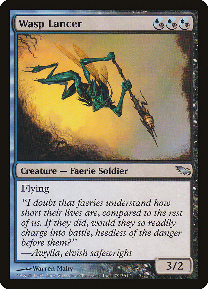 Wasp Lancer, Shadowmoor Card Art