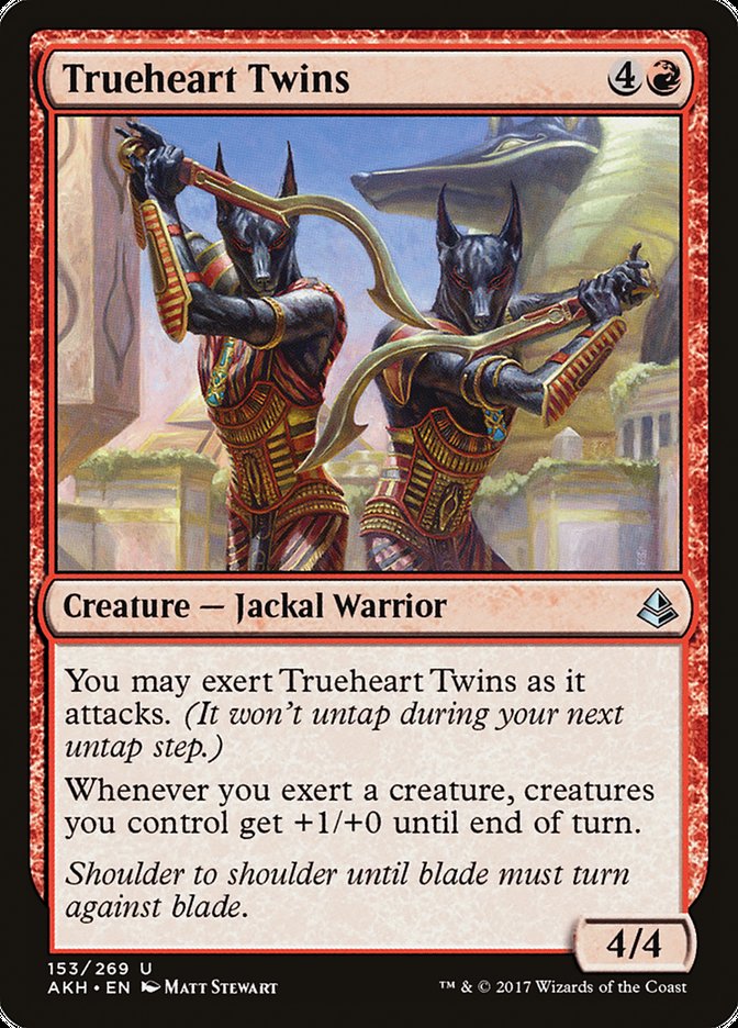 Trueheart Twins, Amonkhet Card Art