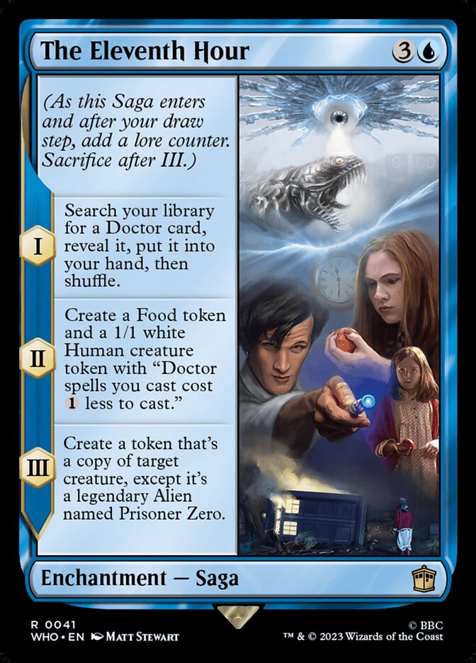 The Eleventh Hour, Doctor Who Card Art