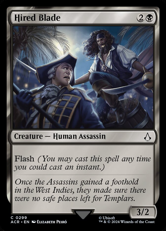 Hired Blade, Assassin's creed Card Art