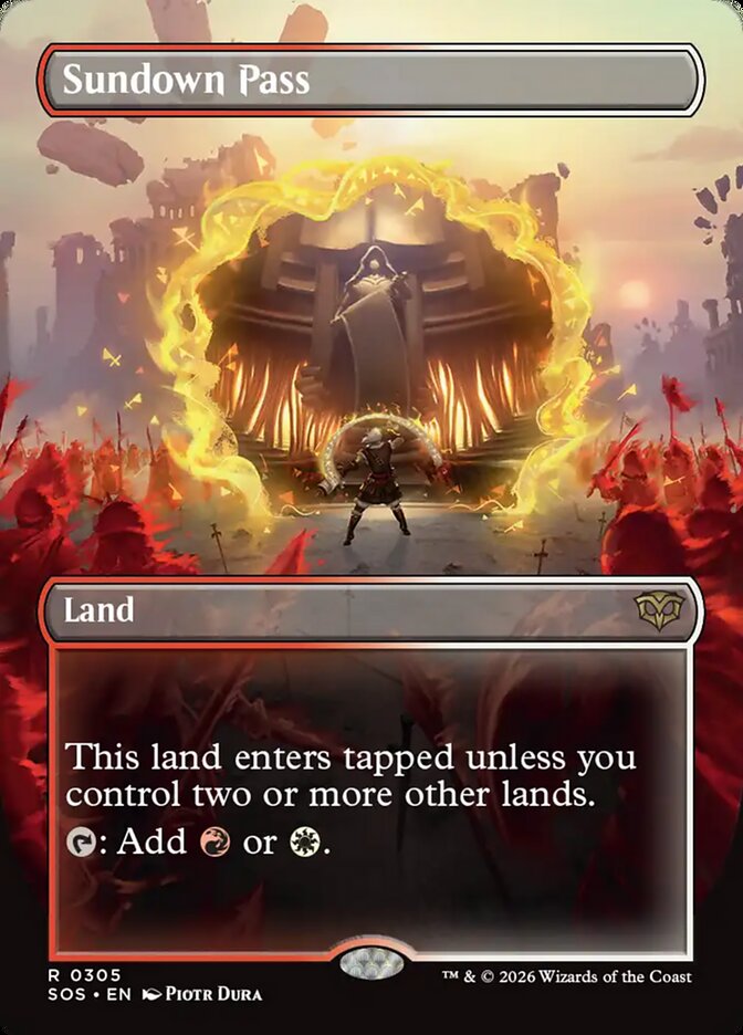 Sundown Pass, Secrets Of Strixhaven Card Art