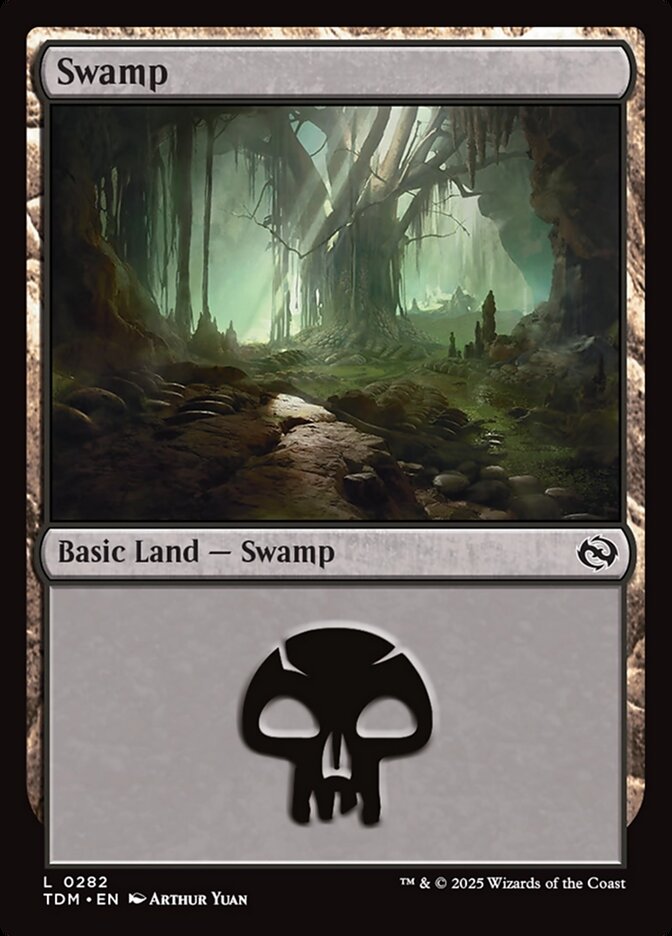 Swamp, Tarkir: Dragonstorm Card Art