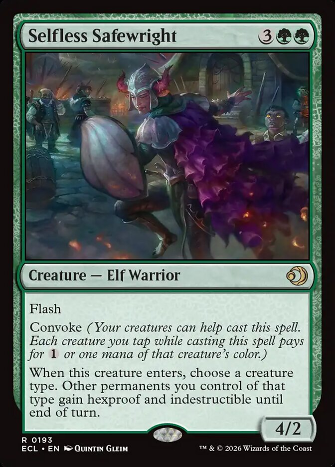 Selfless Safewright, Lorwyn Eclipsed Card Art