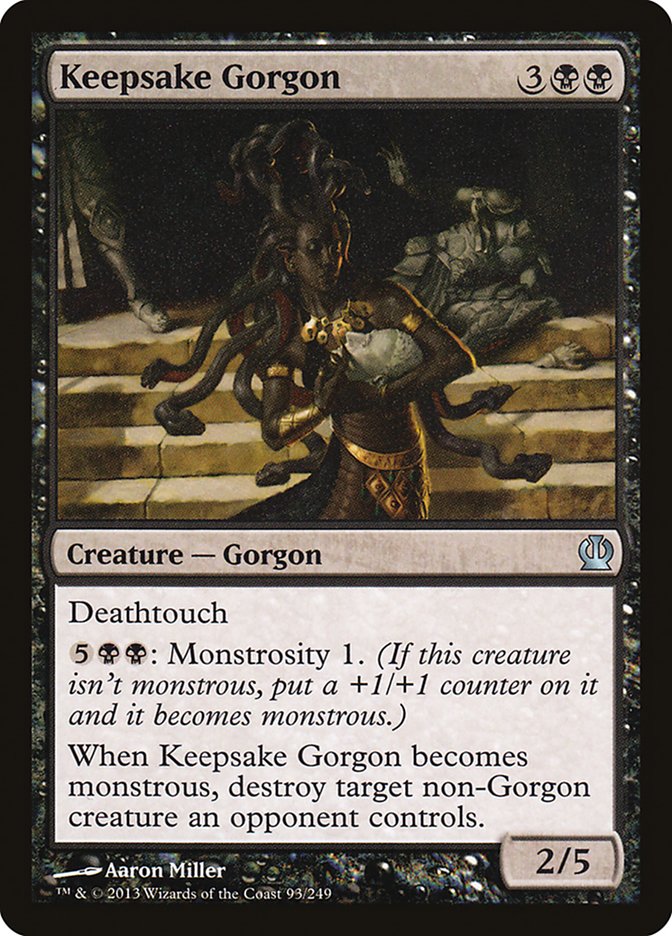 Keepsake Gorgon, Theros Card Art