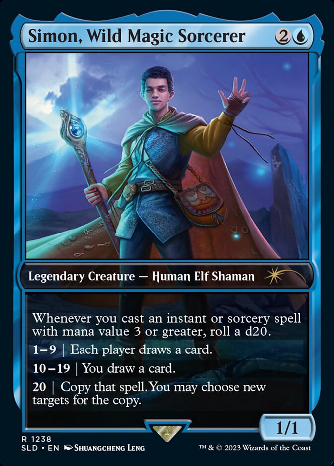 Mathise, Surge Channeler, Secret Lair Drop Card Art