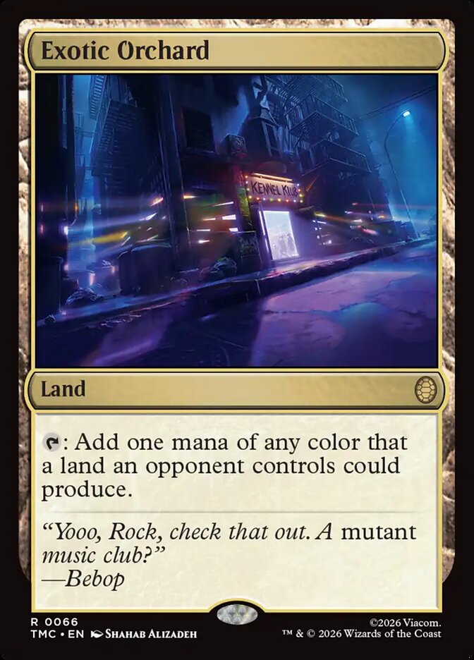 Exotic Orchard, Teenage Mutant Ninja Turtles Eternal Card Art