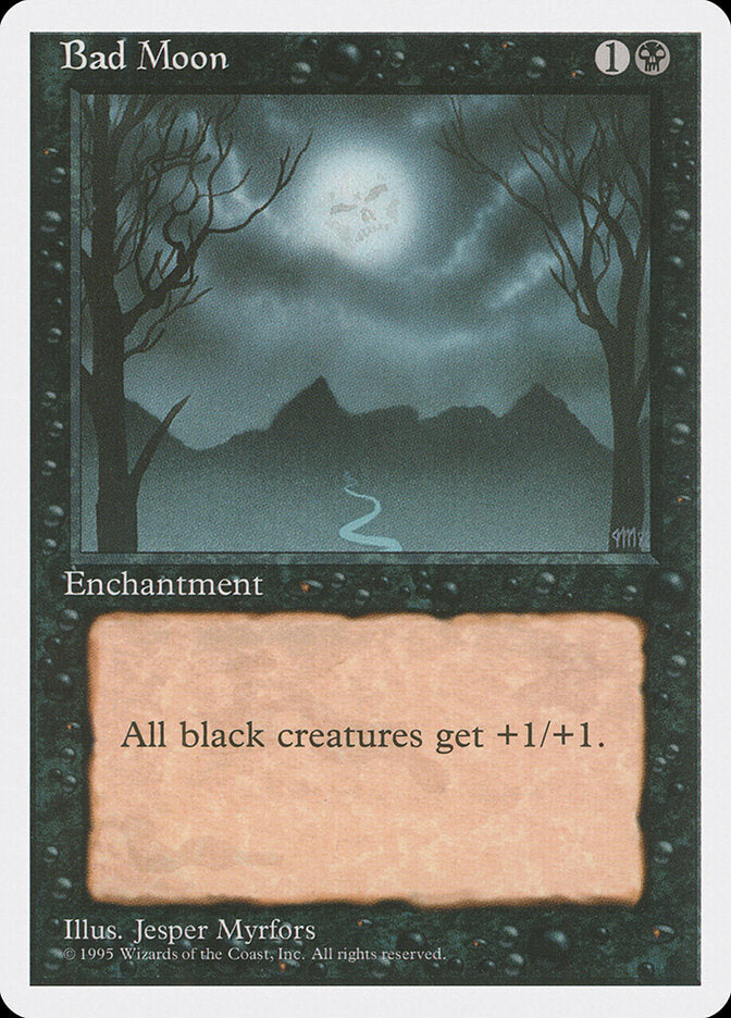 Bad Moon, Fourth Edition Card Art