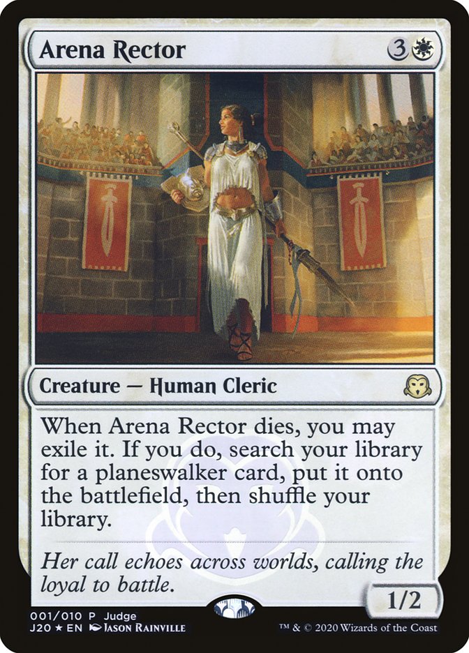 Arena Rector, Judge Gift Cards 2020 Card Art
