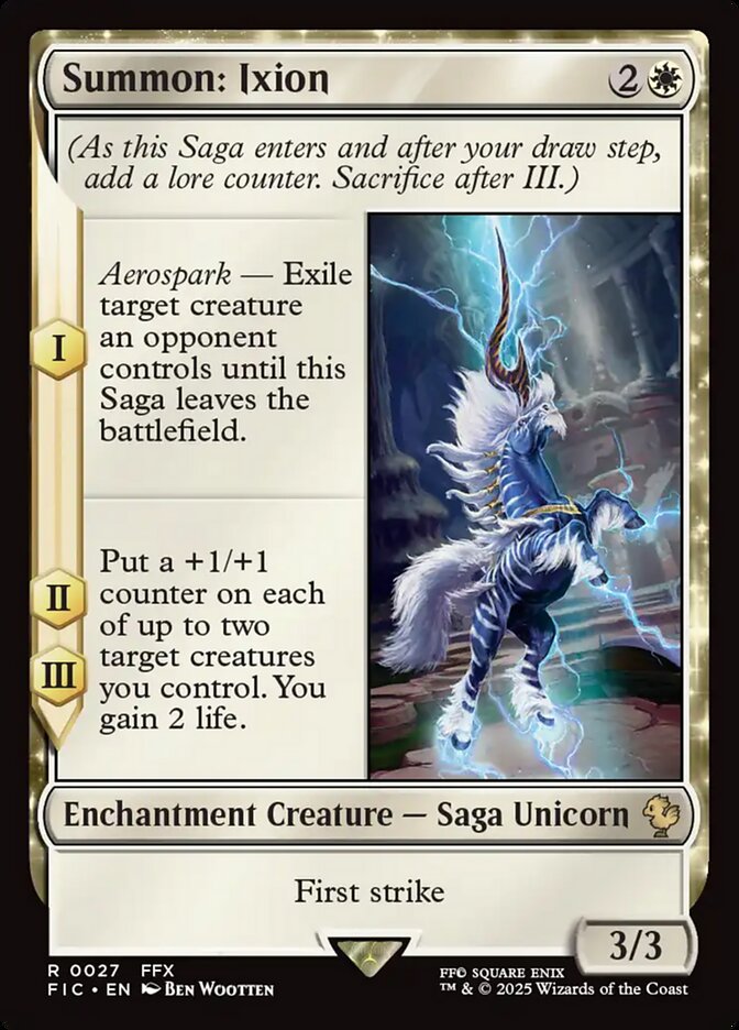 Summon: Ixion, Final fantasy commander Card Art
