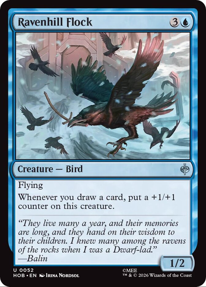 Ravenhill Flock, The Hobbit Card Art