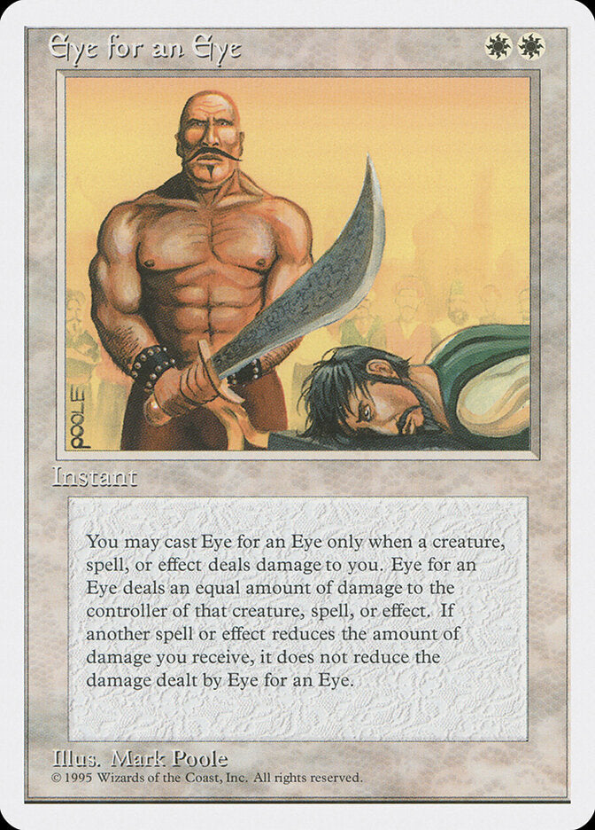 Eye for an Eye, Fourth Edition Card Art