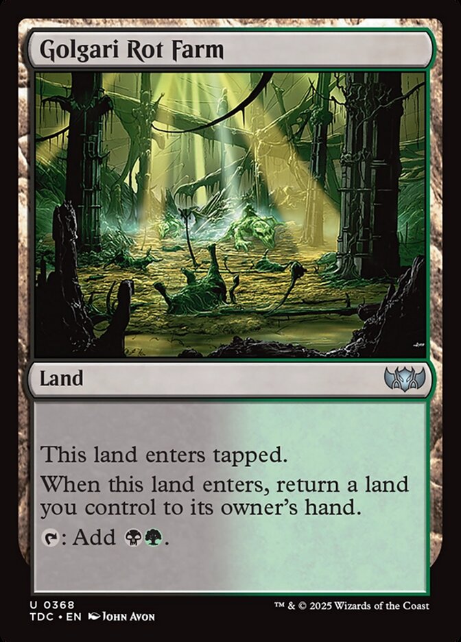 Golgari Rot Farm, Tarkir: Dragonstorm Commander Card Art