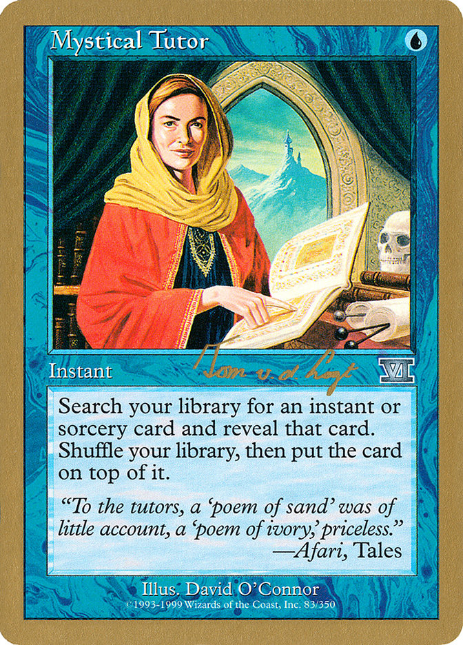 Mystical Tutor, World Championship Decks 2000 Card Art