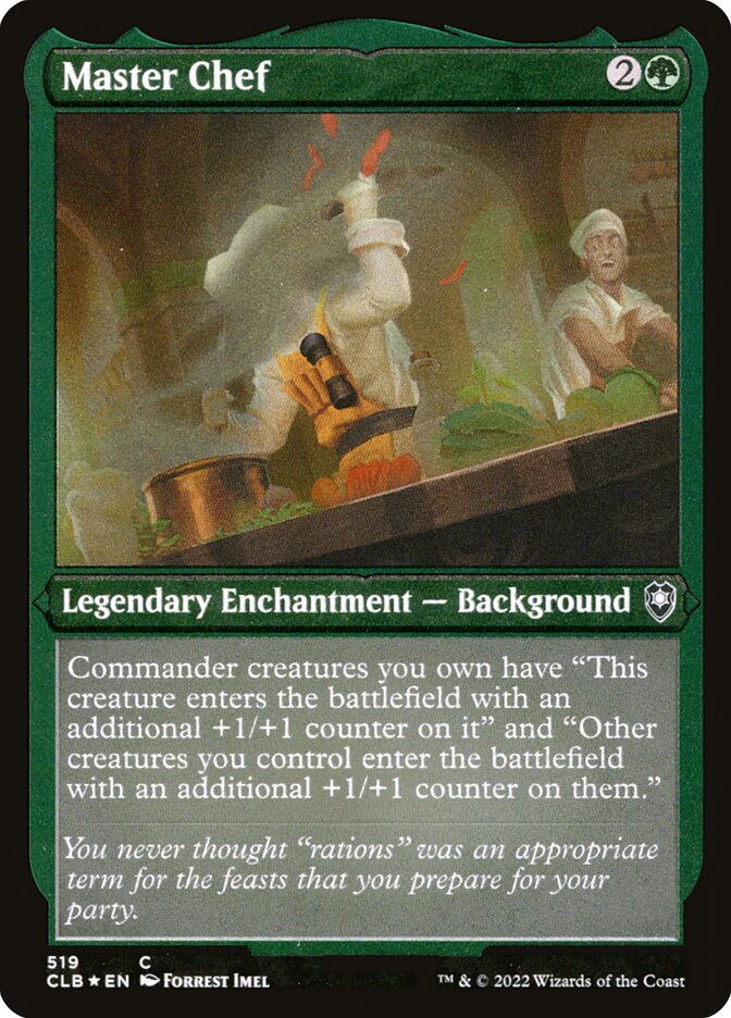 Master Chef - Etched Foil