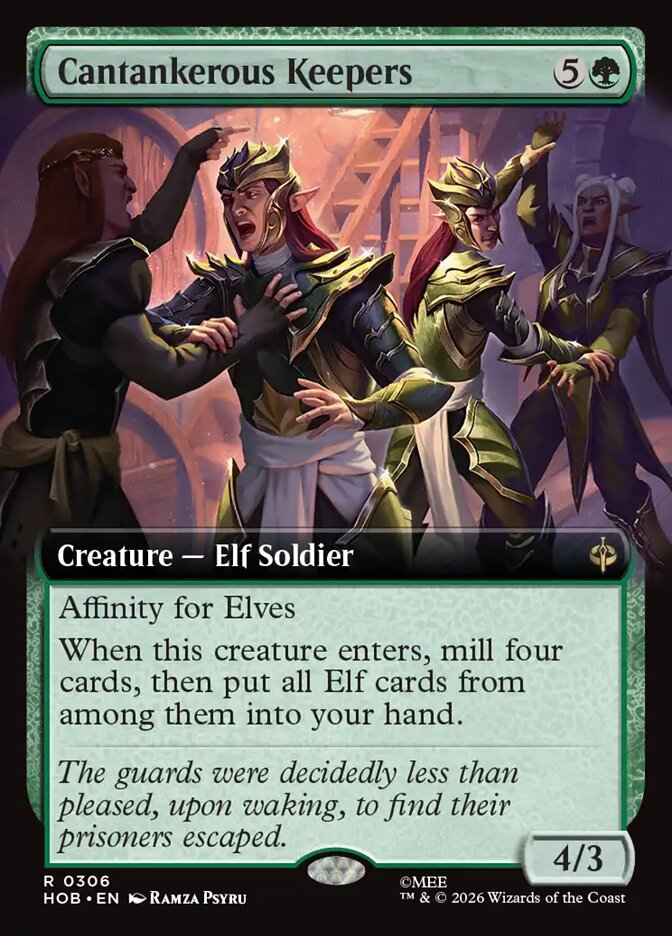 Cantankerous Keepers, The Hobbit Card Art