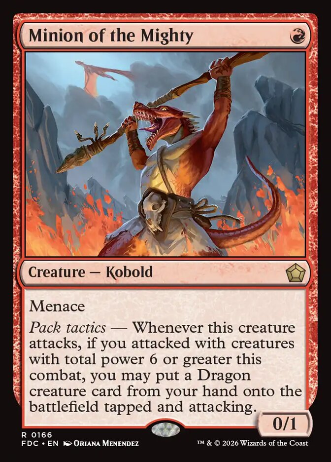 Minion of the Mighty, Foundations Commander Card Art