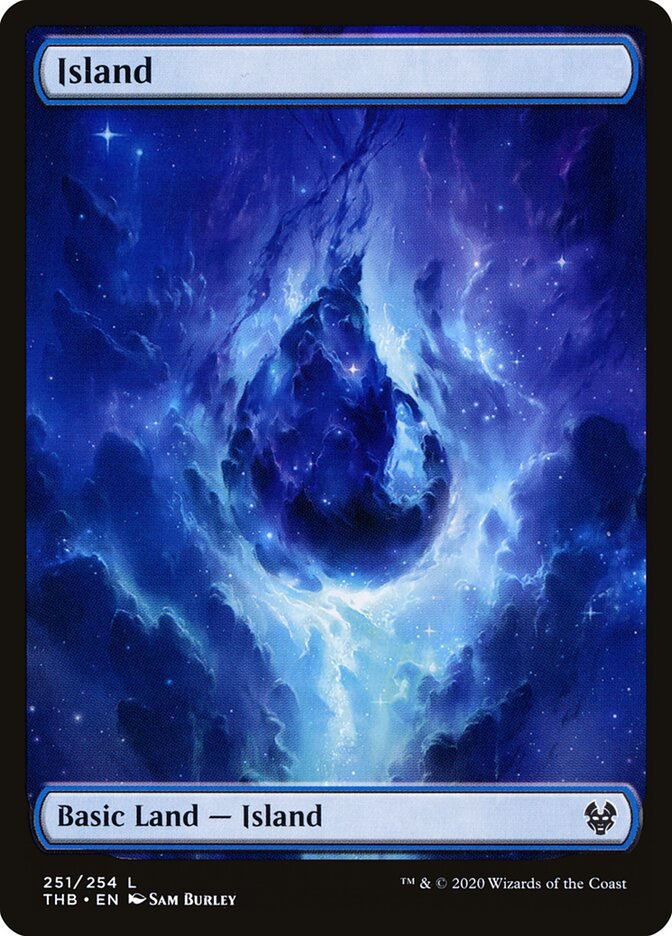 Island, Theros beyond death Card Art