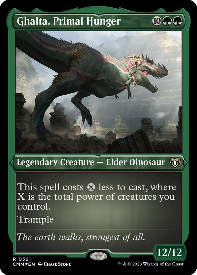 Ghalta, Primal Hunger, Commander masters Card Art