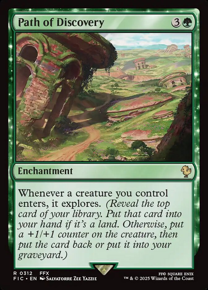 Path of Discovery, Final fantasy commander Card Art