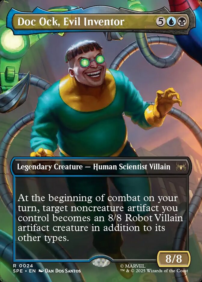 Doc Ock, Evil Inventor, Marvel'S Spider-Man Eternal Card Art