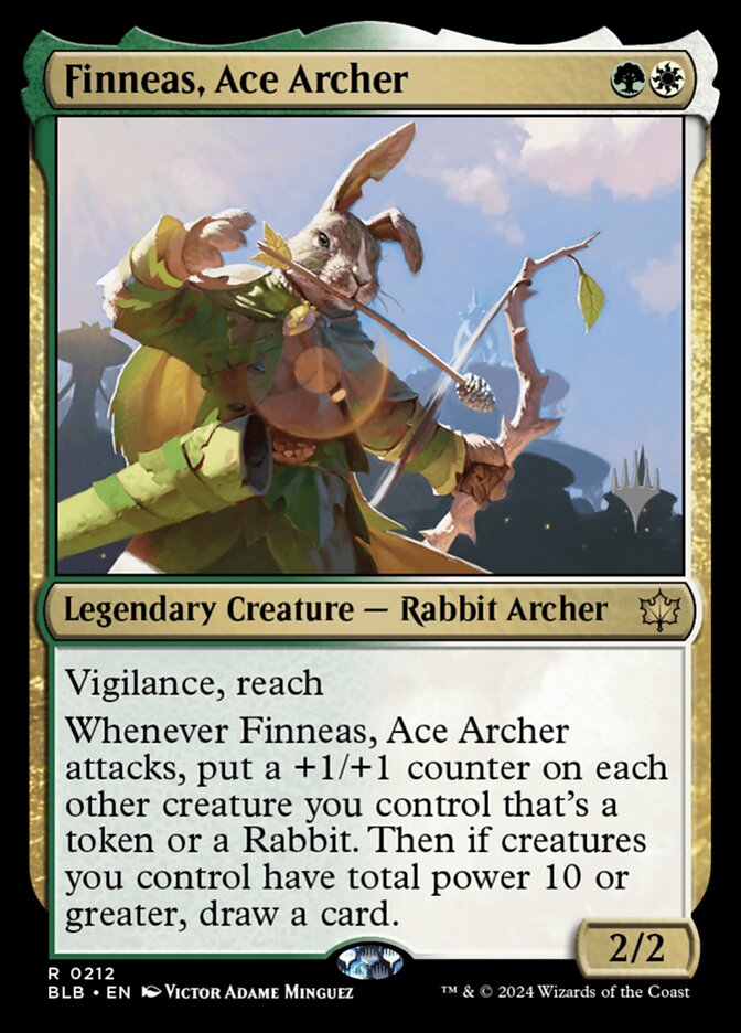 Finneas, Ace Archer, Bloomburrow Promos Card Art