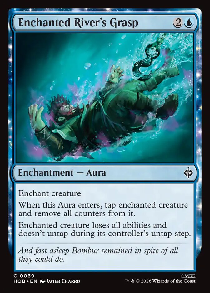 Enchanted River's Grasp, The Hobbit Card Art