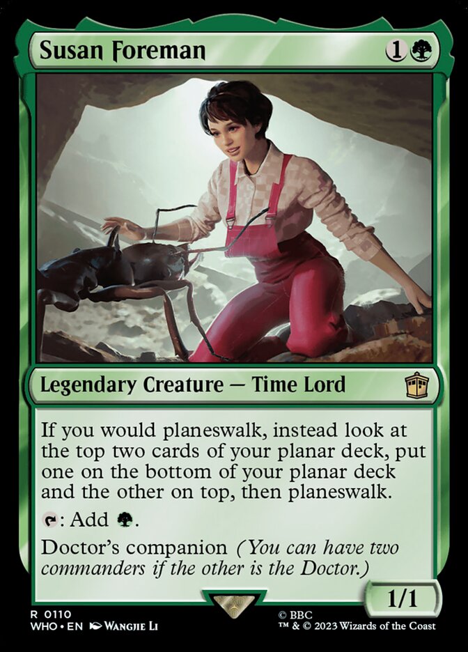 Susan Foreman, Doctor Who Card Art