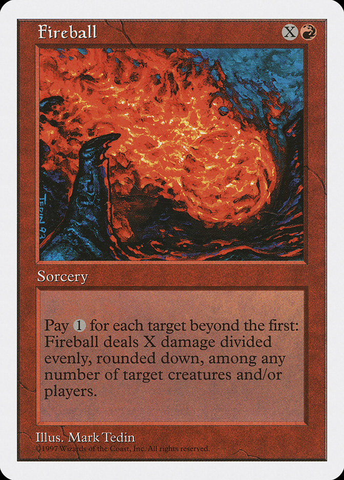 Fireball, Fifth edition Card Art