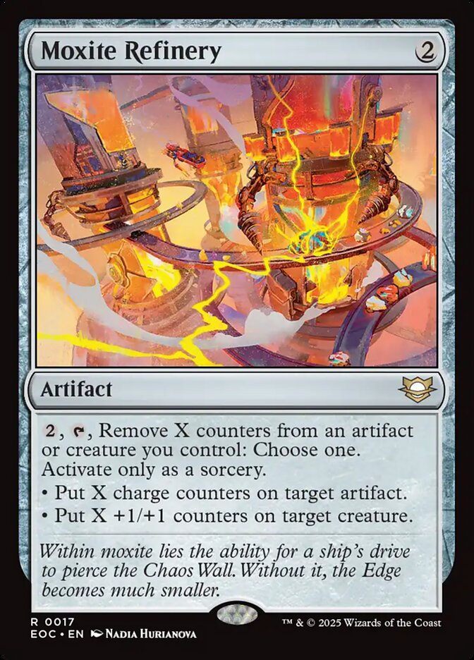 Moxite Refinery, Edge Of Eternities Commander Card Art