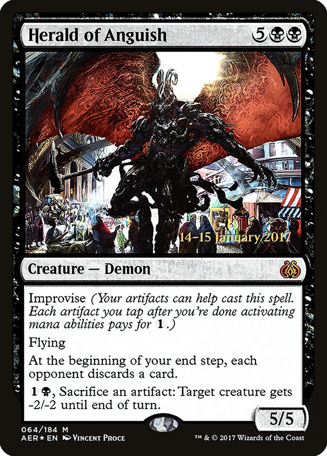 Herald of Anguish, Aether Revolt Promos Card Art