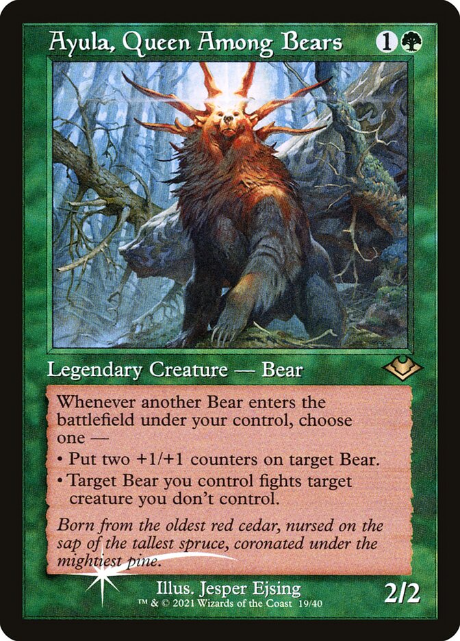 Ayula, Queen Among Bears, Modern Horizons 1 Timeshifts Card Art