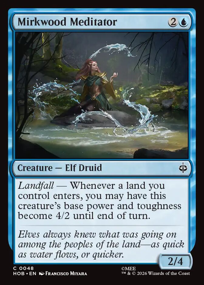 Mirkwood Meditator, The Hobbit Card Art