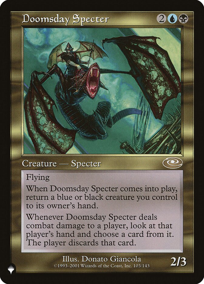Doomsday Specter, The List Card Art