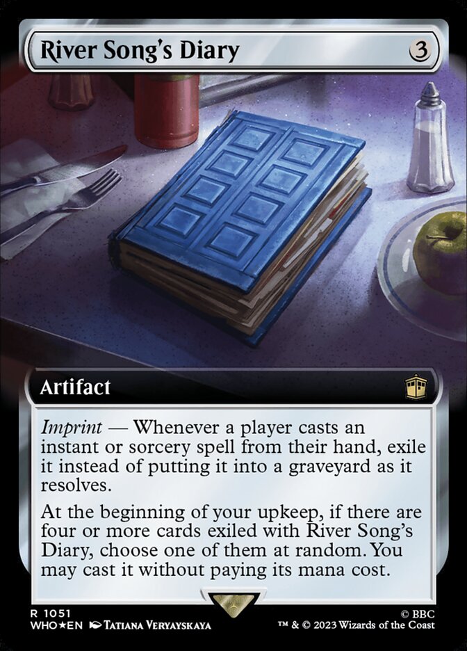 River Song's Diary, Doctor Who Card Art