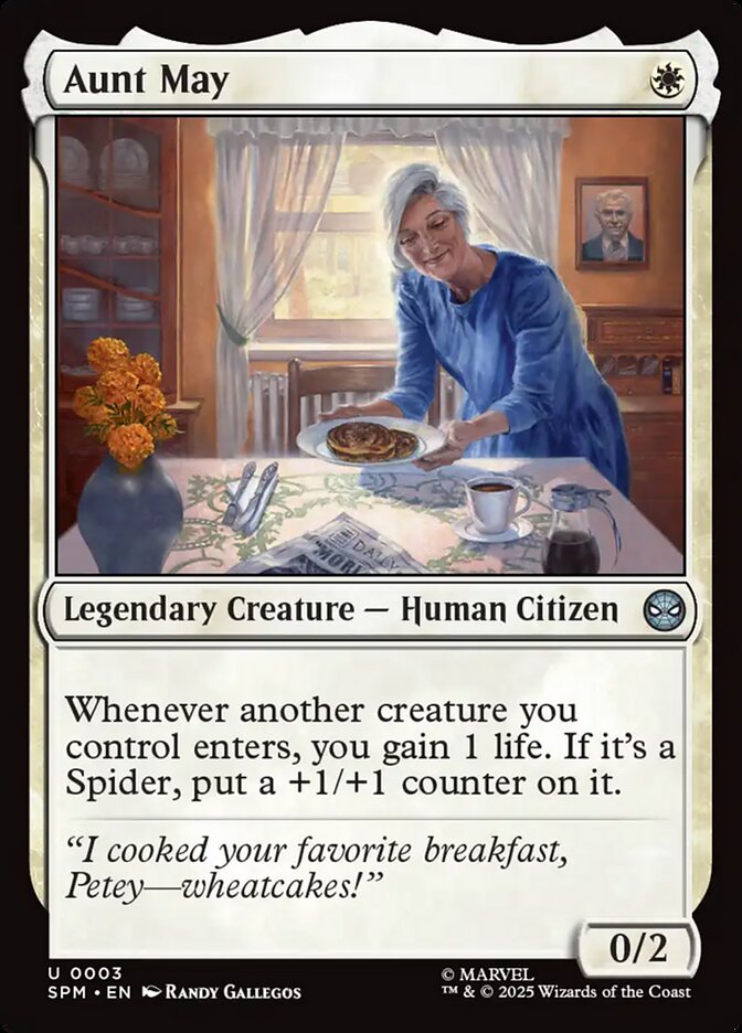 Aunt May, Marvel'S Spider-Man Card Art