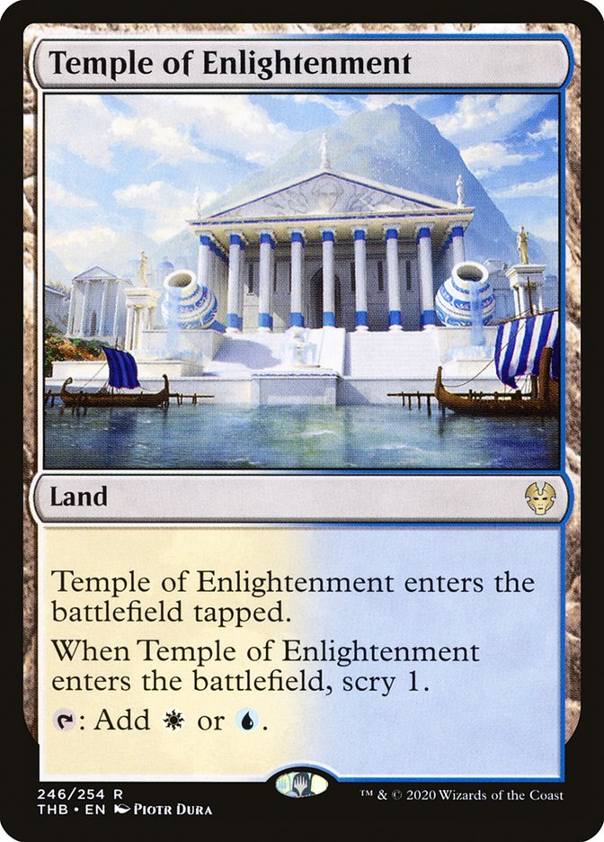 Temple of Enlightenment, Theros beyond death Card Art