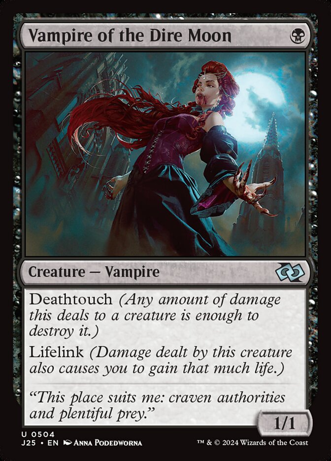 Vampire of the Dire Moon, Foundations Jumpstart Card Art