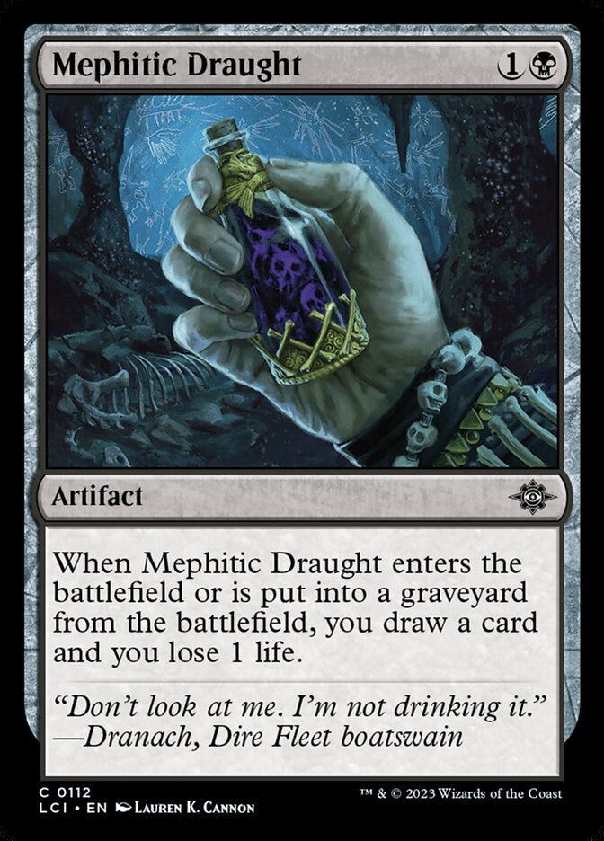 Mephitic Draught, The lost caverns of ixalan Card Art