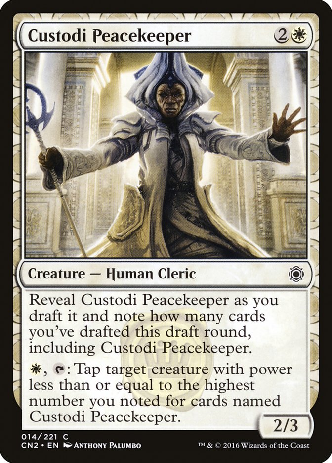 Custodi Peacekeeper, Conspiracy: take the crown Card Art