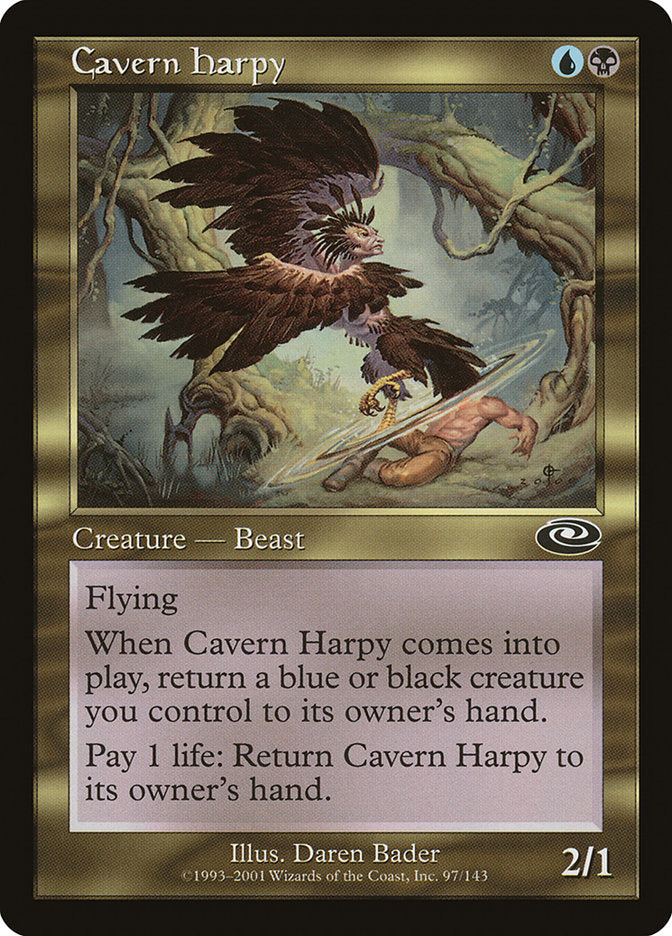 Cavern Harpy, Planeshift Card Art