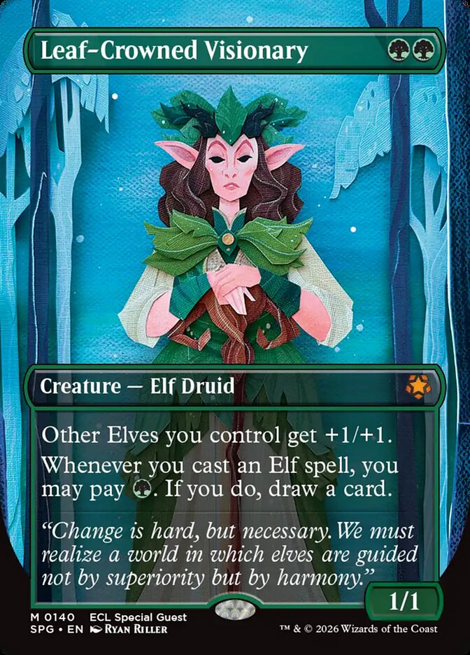 Leaf-Crowned Visionary, Special Guests Card Art