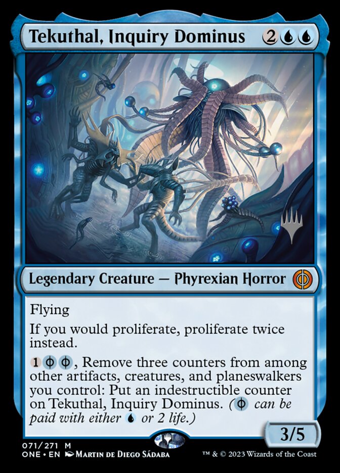 Tekuthal, Inquiry Dominus, Phyrexia: All Will Be One Promos Card Art