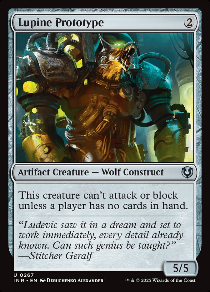 Lupine Prototype, Innistrad remastered Card Art