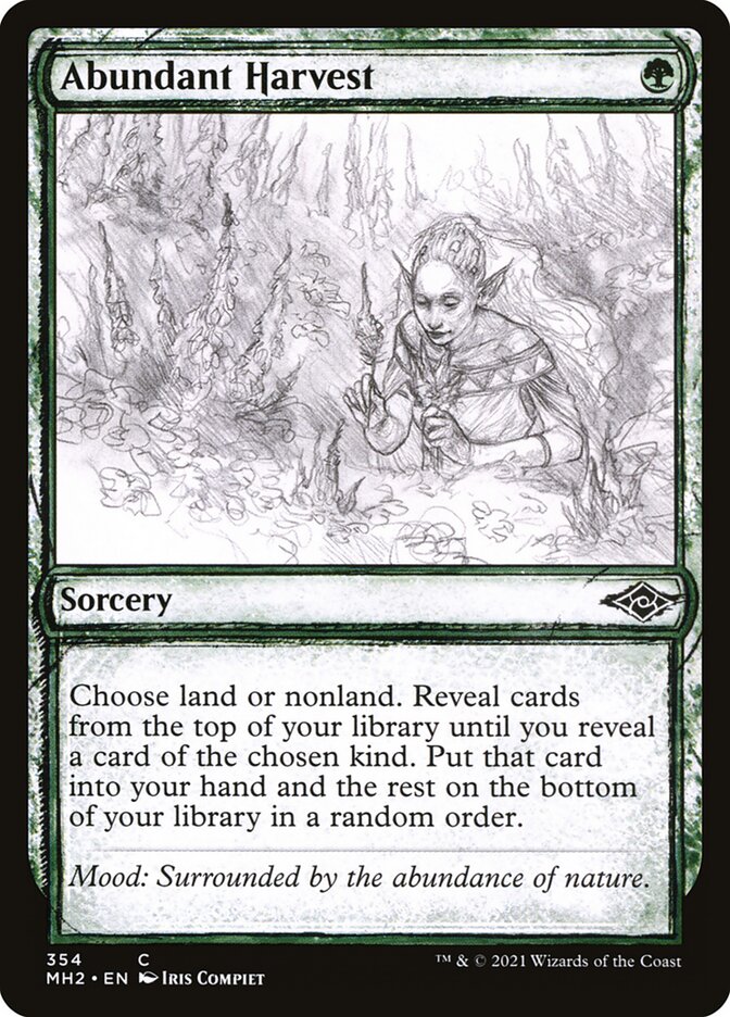 Abundant Harvest, Modern horizons 2 Card Art